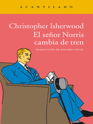 cover image of El señor Norris cambia de tren